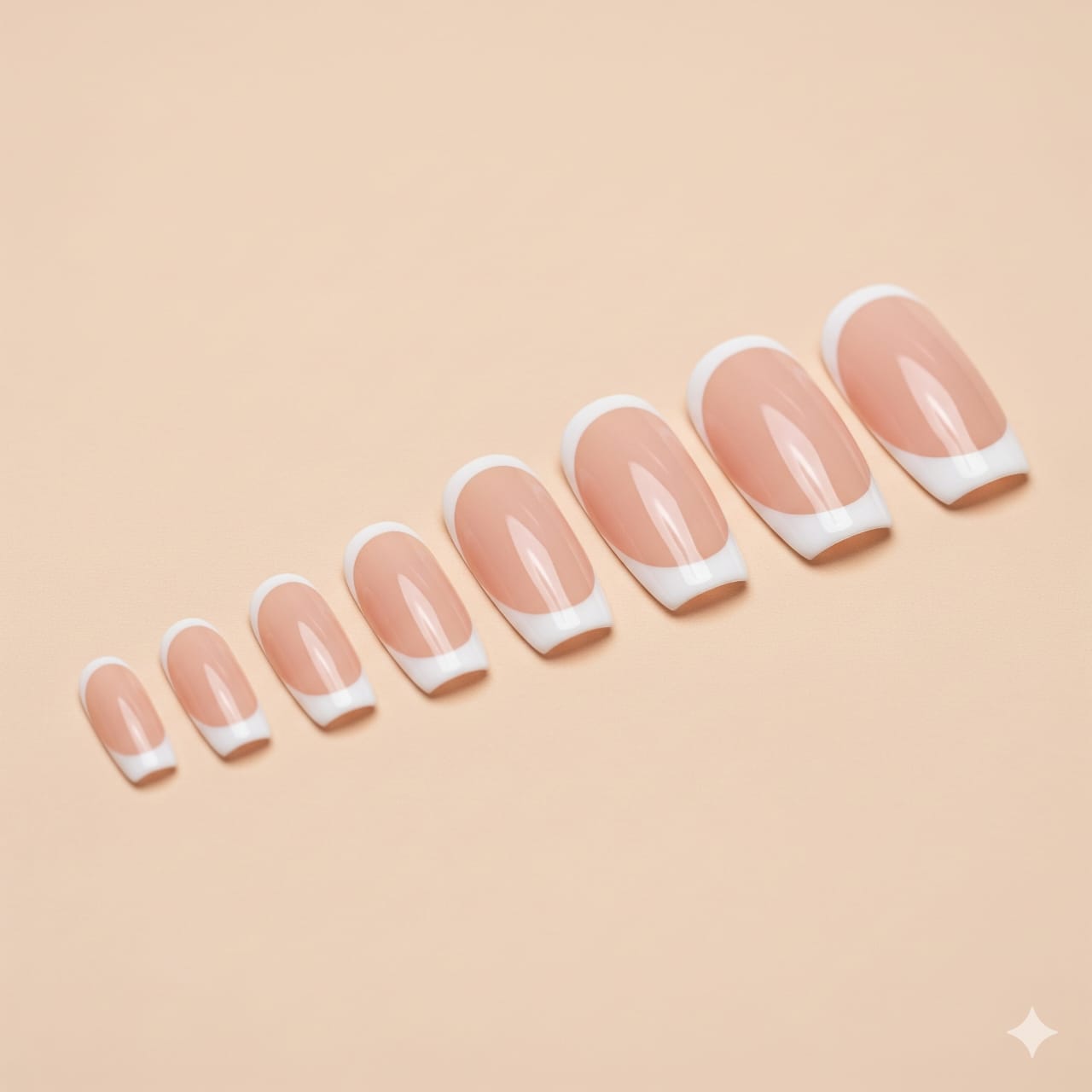 Chic French Classic Nail Shade – Soft White Elegance