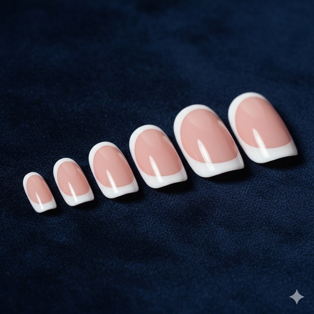 Chic French Classic Nail Shade – Soft White Elegance