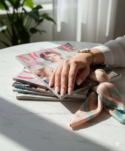 Classic Nude Press-On Nails – Glossy Almond Shape