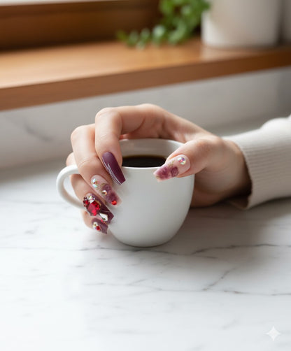 Ruby Kiss Vibrant Nail Shade – Bold & Luxurious Finish